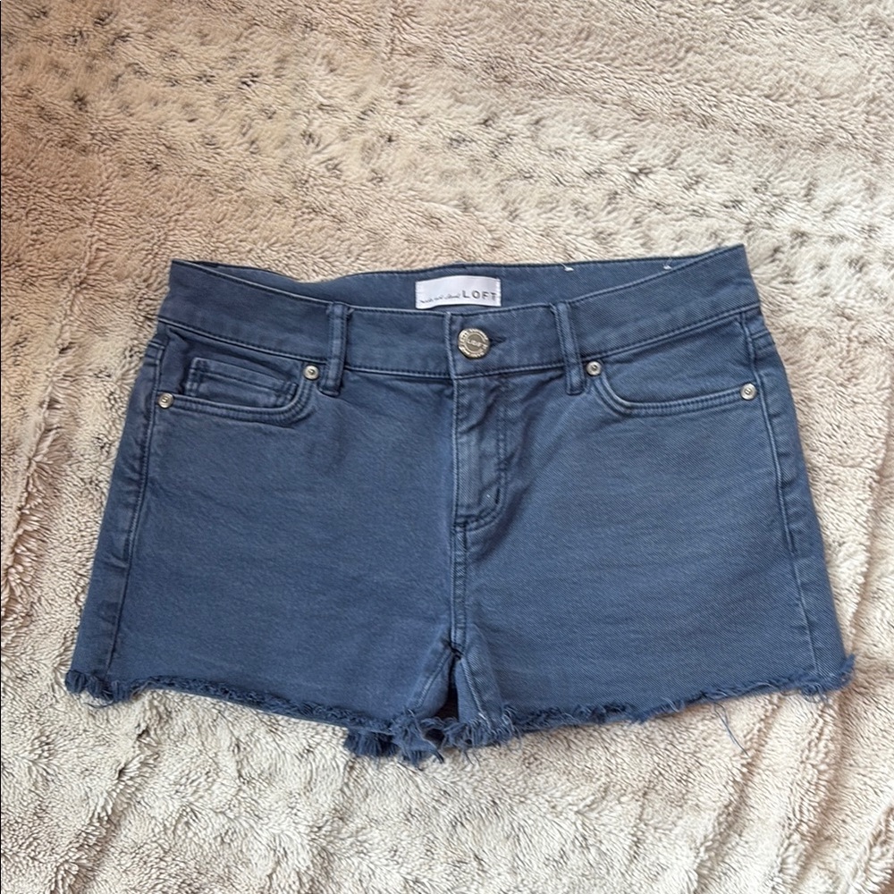 LOFT Women's Blue Denim Shorts